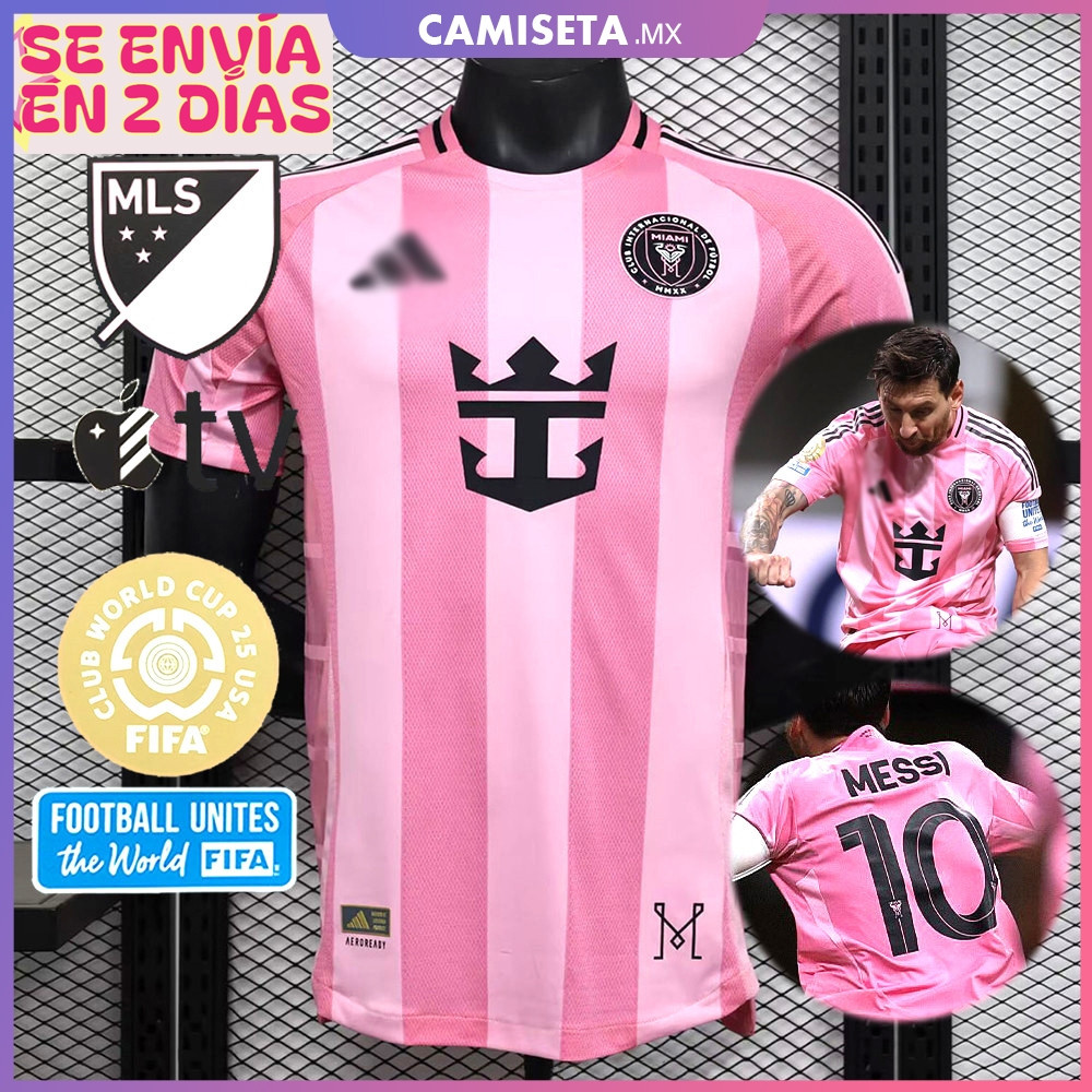 Inter Miami Jersey 2025/26 - เสื้อฟุตบอลแบบกำหนดเอง มีชื่อและหมายเลข