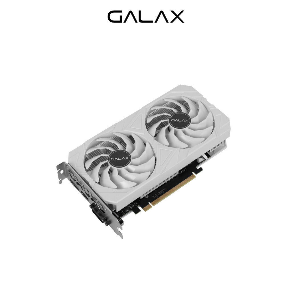 GALAX Geforce RTX 3050 EX WHITE 6GB GDDR6 (A76D) 96-bit : 35NRLDHPAZTE
