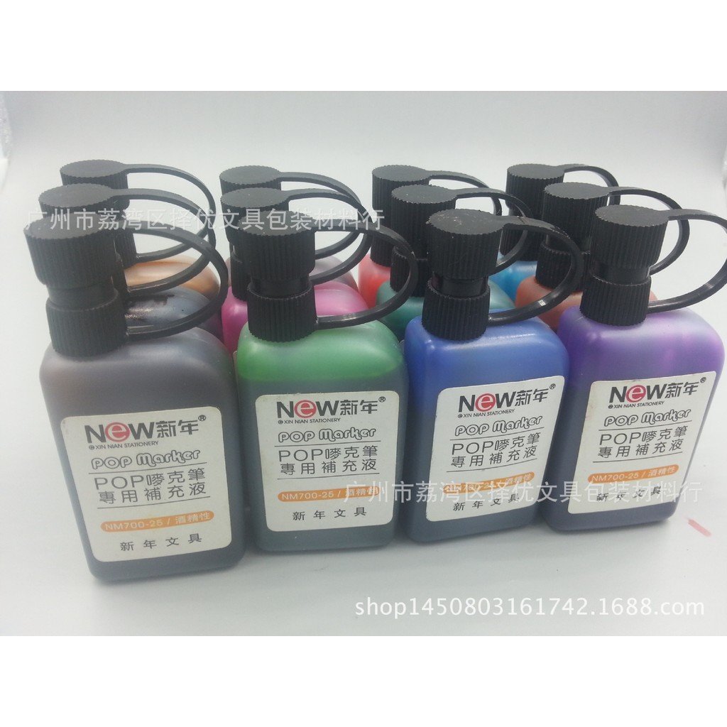 Refill Marker Marker Marker Marker Marker POP โฆษณาปากกาโปสเตอร์ปากกา MARKER Ink 25cc