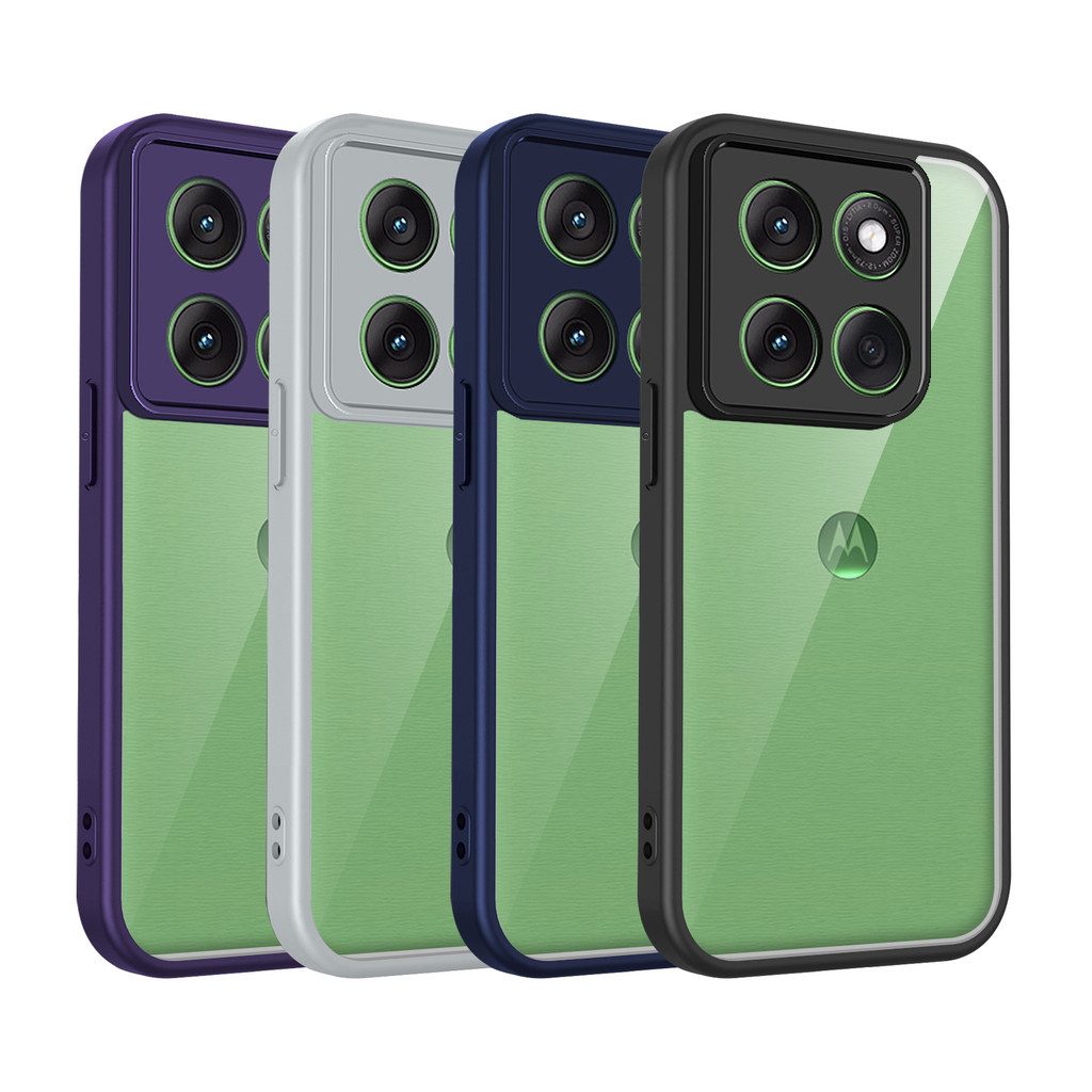 เคส Motorola Edge 60 Stylus 5G ปลอก 6.7 นิ้วรุ่น PB7S0000IN หรูหรา Frosted โปร่งใสสําหรับ Motorola E