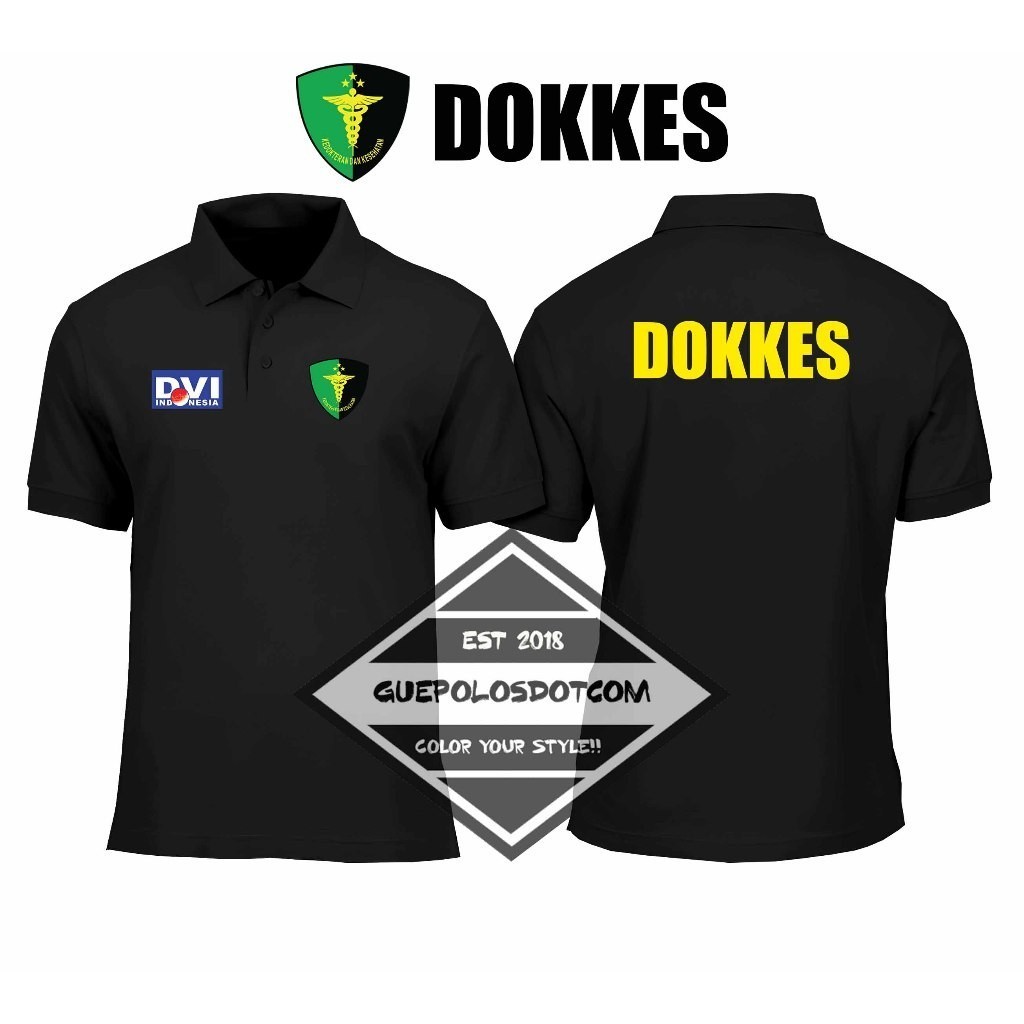 🔥 เสื้อโปโล  Dokkes DVI INDONESIA Collar POLOSHIRT - เสื้อคอจีน DOKKES DVI - COOL INDONESIAN DOKKES 