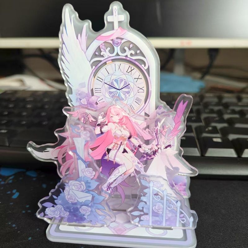 Honkai: Star Rail Hot Style Elysia/Alicea ขาตั้งอะคริลิคเดสก์ท็อปตกแต่ง/bhxq