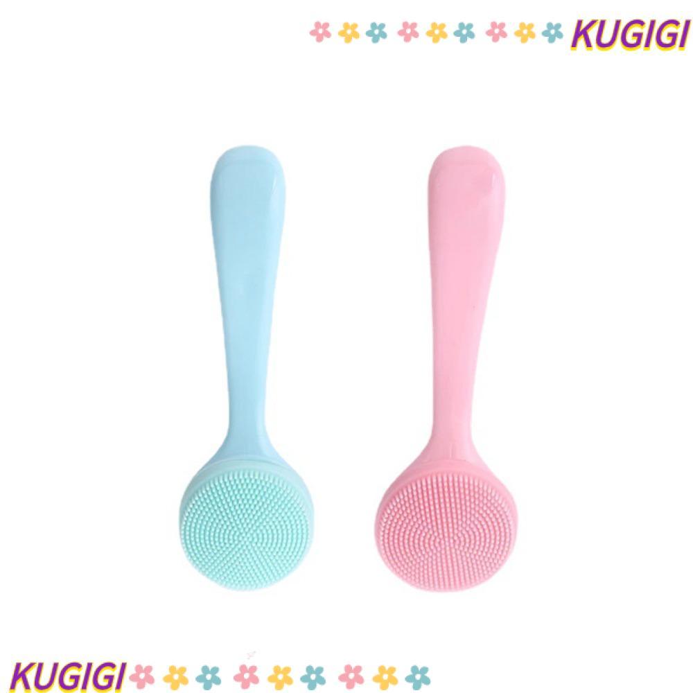 กุจิ แปรงดูแลผิวแปรงใบหน้ากําจัดสิวหัวดําทนทานจับสบายซิลิโคนอ่อนนุ่มทําความสะอาดใบหน้าเครื่องมือดูแลผิว