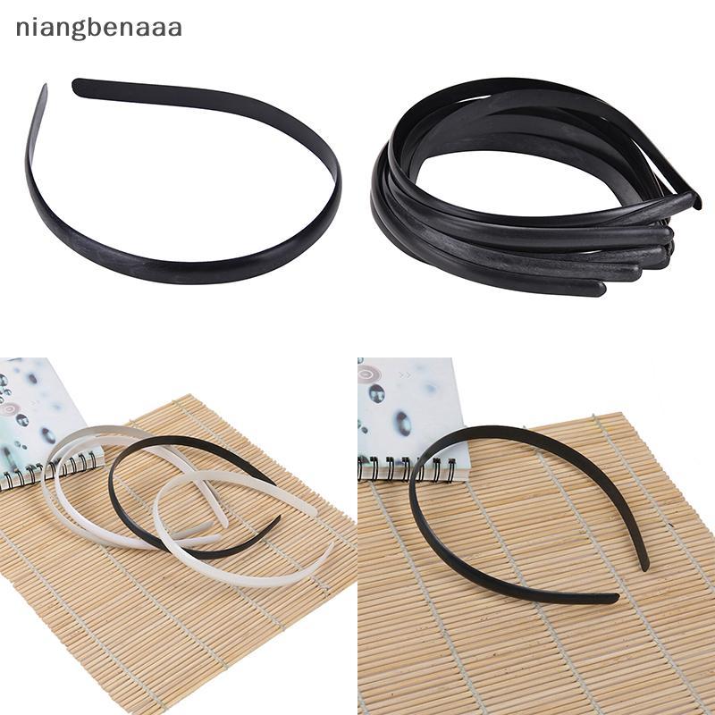 (niangbenaaa) 10 ชิ้น/เซ็ตยางรัดผมพลาสติกฟันเครื่องประดับผมเด็ก DIY Craft 2 สีใหม่