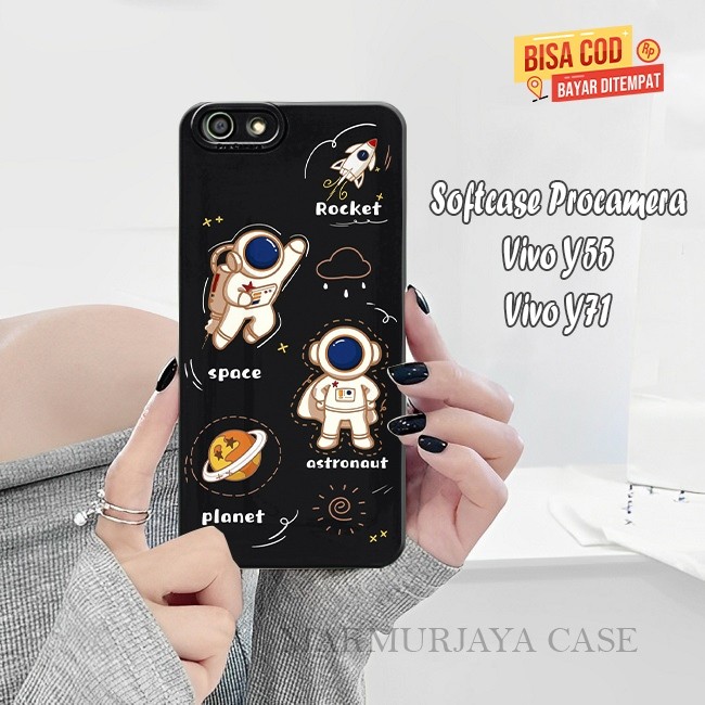 เคส Vivo Y55 Vivo Y66 Vivo Y71 Vivo Y65 Y55S Y55A Y55L Y81 Y91 Y93 - Softcase Pro Camera เคสแฟชั่นยื