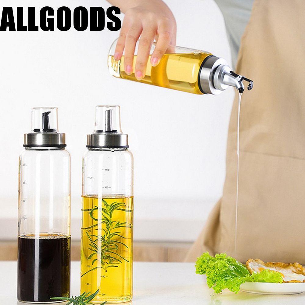 ALLGOODS ขวดปรุงรส Pourer ทําอาหารแก้วอุปกรณ์เสริม Olive Oil Kitchen Oil Sprayer