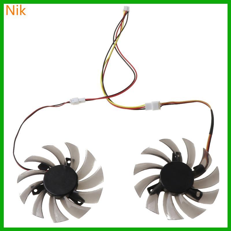 บ.น.ค.ศ.128010SM 75 มม.3Pin พัดลมระบายความร้อนสําหรับ GTX 460 465 560 Ti 580 650 750Ti GT440 GT610 G