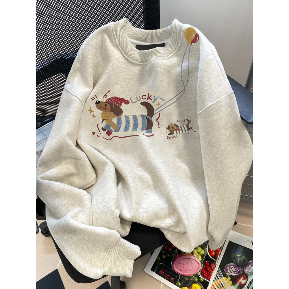 COD（จัดส่งภายใน 24 ชั่วโมง）BOOM Sweatshirt เสื้อสเวตเตอร์ ผ้าสำลี แขนยาว ใส่สบาย สไตล์เกาหลี B056