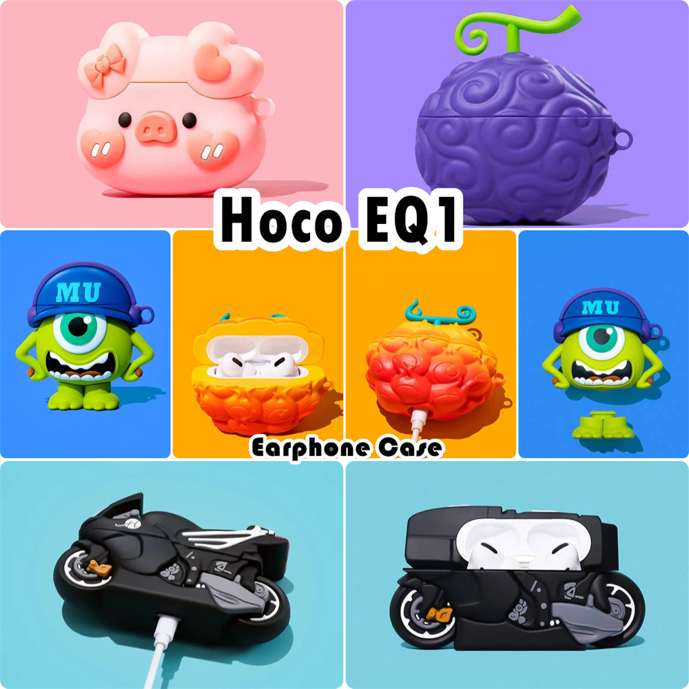 ส่วนลดสําหรับ Hoco EQ1 Case Casing Soft Silicone Headphone Case Cool Cartoon Style NO.1
