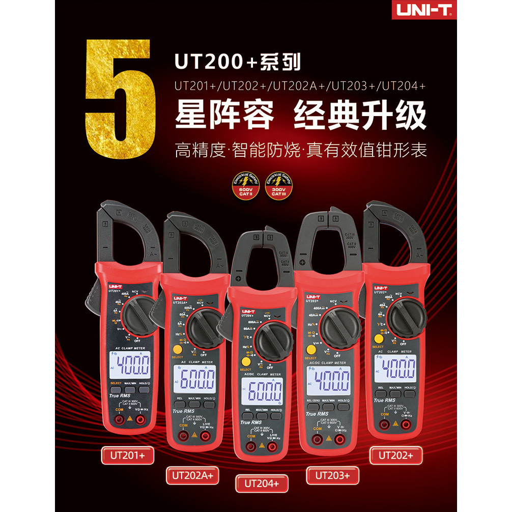 UT204+แคลมป์แอมมิเตอร์