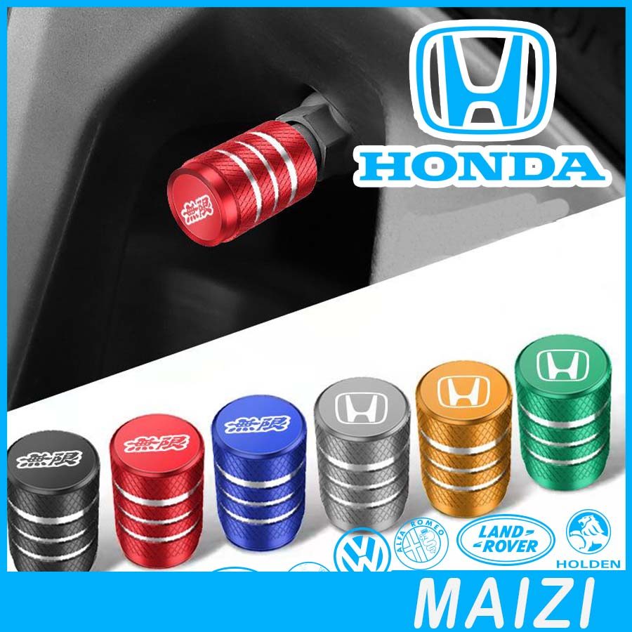 [READY]HONDA HRV Car Tire Valve Caps CIVIC Body Kit HONDA CITY CRV Car Decoration HONDA CIVIC Auto P