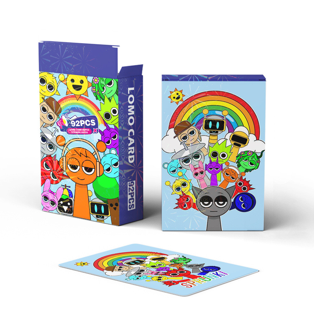 30-96 ชิ้น Manhwa Manga Sprunki Plus GACHIAKUTA ALIEN STAGE Lomo Cards Love And Deep Space Photocard