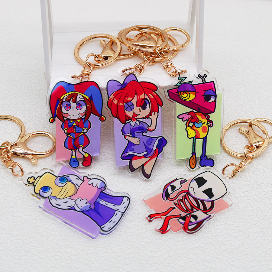 THE AMAZING DIGITAL CIRCUS DIGITAL CIRCUS พวงกุญแจอะคริลิค Clown Charm R3JU