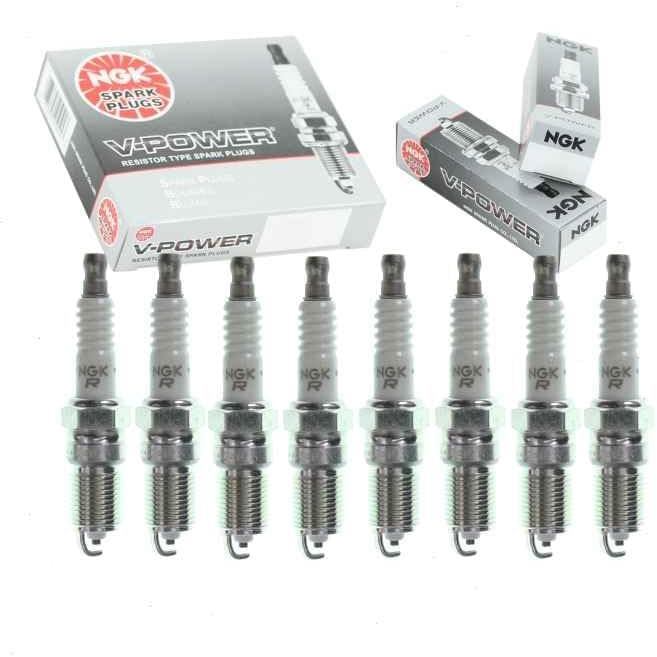 หัวเทียน NGK V-Power 8 ชิ้นเข้ากันได้กับ Ford Expedition 4.6L 5.4L V8 1997-2004