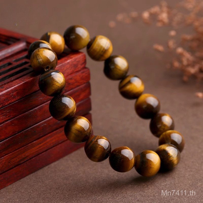 สร้อยข้อมือหรูหรา Tiger Eye Stone และโอปอลคริสตัล สไตล์ธรรมชาติ เหมาะสำหรับทั้งผู้ชายและผู้หญิง(KP88