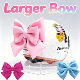 [Hot]Motorcycle Helmet Bow for Woman  - Colorful Stylish Bow Decoration for Motorcycle or E-bike