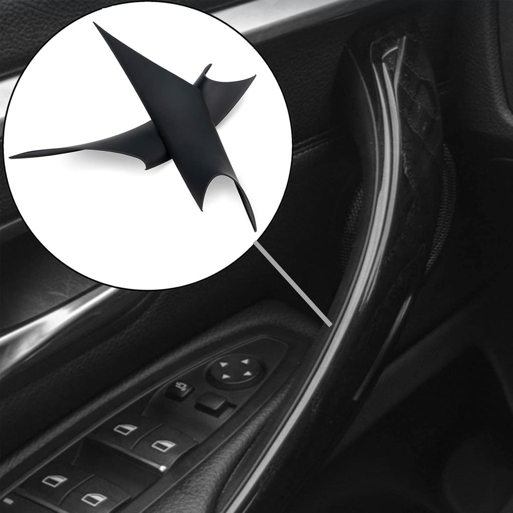 WEILITE ภายในประตูดึง Sticky Handle ฝาครอบอุปกรณ์เสริม Fit สําหรับ BMW 3 4 Series 318,320,328,330,33