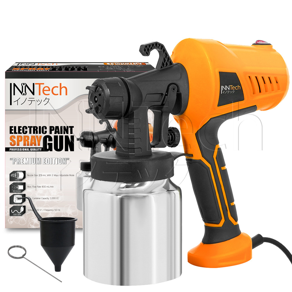 InnTech เครื่องพ่นสี กาพ่นสีไฟฟ้า 700 วัตต์ 1,000CC รุ่นงานหนัก PS-700G Electric Paint Spray Gun