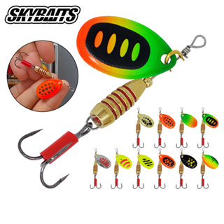 SKYBAITS1 ล่อตกปลา-spinner สแตนเลส ขนาด 59 มม. หนัก 5 กรัม ม…