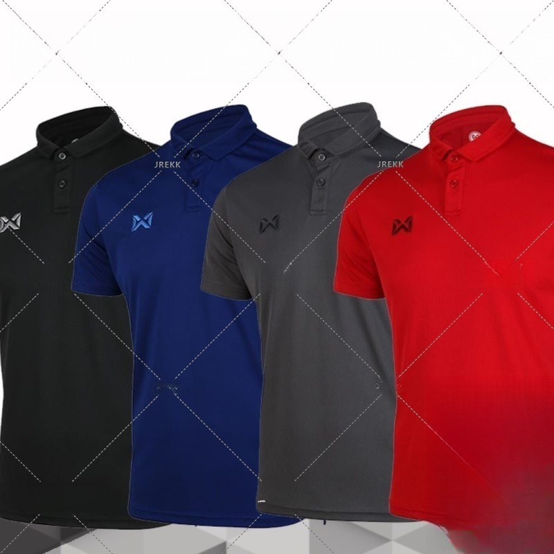 เสื้อโปโล Warix รุ่น Pique คอปก สบาย ๆ ไม่มีกระเป๋า ไม่ต้องรีด มีหลากหลายสี