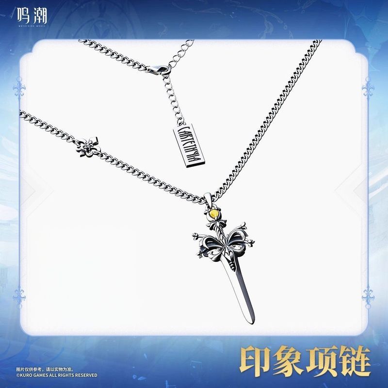 Wuthering Waves/Cartethyia/Cartethyia/Carttethyia Impression Necklace Human Rights Sword Tirfen/ooiy