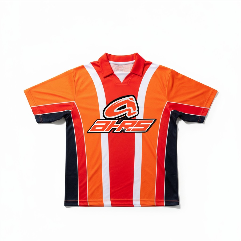 AHRSGOODS - เสื้อแข่ง Polo Vintage Comma