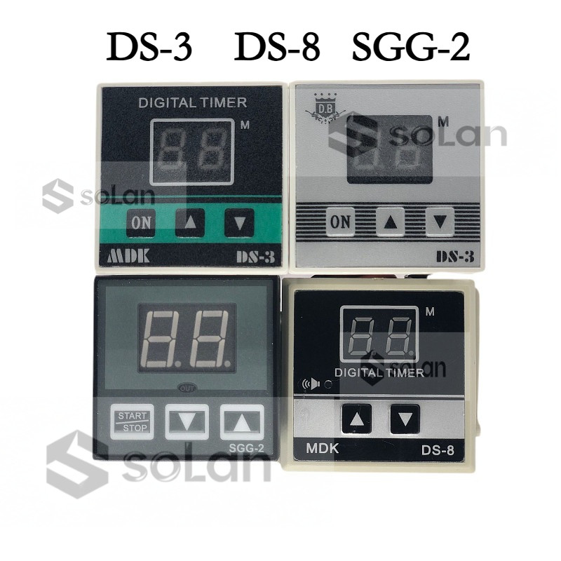 MDK DS-3 เครื่องจับเวลาเตาอบ SGG-2 Timer DS-8 นาฬิกาปลุกนับถอยหลังเตาอบพร้อมลําโพง
