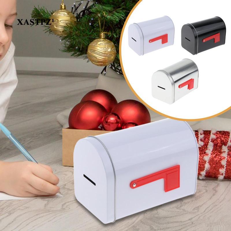 [Xastpz1] กล่องกล่องจดหมาย Mail Box Christmas Drop Box LetterBox Postbox for Door Home Office Outdoo