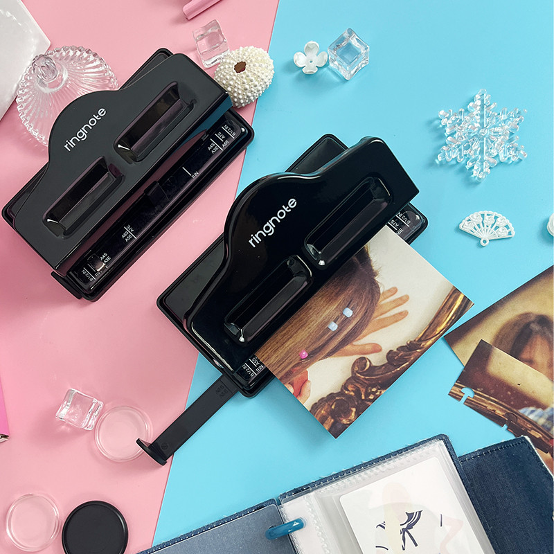 RINGNOTE Mushroom Hole Binder 4 Hole Punch Multi-Page Single Hole Handbook A4 Paper Binder Punch