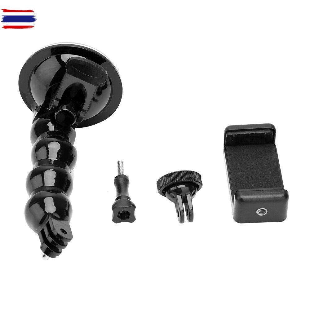 TELESIN Suction Cup ที่ยึดแยืดหยุ่นและคลิปศัพท์สำหรั Gopro DJI Osmo Action Camera