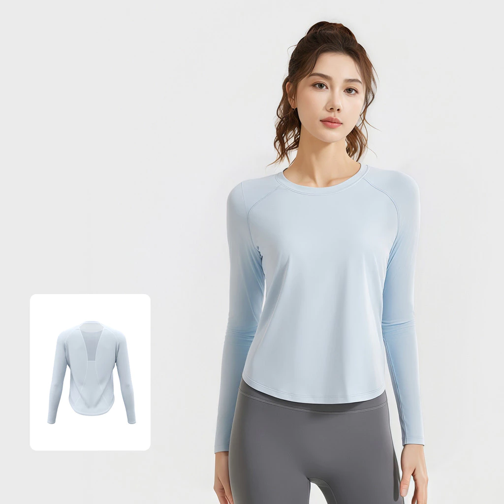 MVP Sport เสื้อยืดแขนยาว ตาข่ายหลัง ระบายอากาศ ออกกำลังกาย thumbnail 7