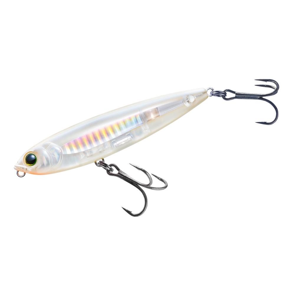 YO-ZURI Salt Lure 3D Inshore Top Knock Pencil 100mm Color: Bone Silver
