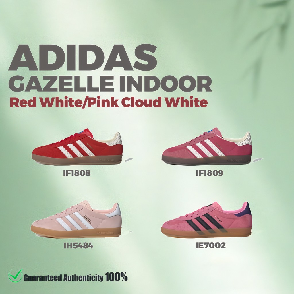 ⭐รองเท้า Adidas Originals Gazelle Indoor IF1808 IF1809 IE7002 IH5484 [ของเเท้ 100%]  สะดวกสบาย รองเท