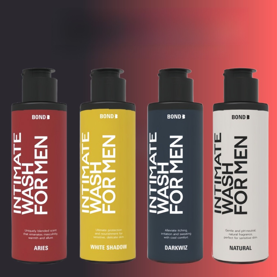 Bond Men Intimate Wash 130ml | เจลทำความสะอาดจุดซ่อนเร้นชาย สูตรอ่อนโยน มั่นใจตลอดวัน