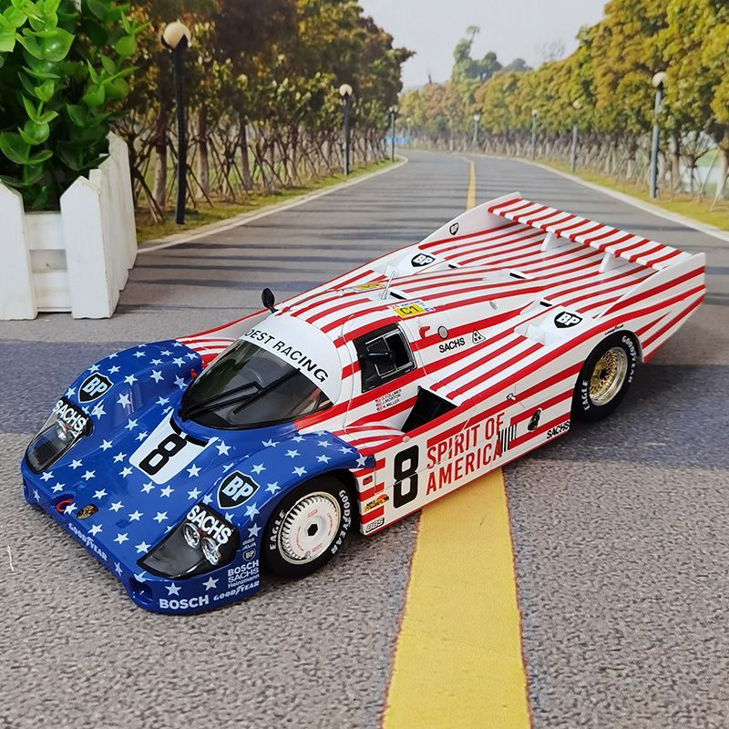 Solido Solido 1: 18 Porsche 956LH 24H LE MANS 1986 8#汽车模型车模