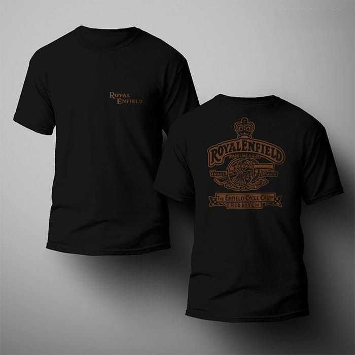 Royal Enfield รถจักรยานยนต์ผ้าฝ้าย 100% เสื้อยืด Unisex Moge Club แฟชั่นแขนสั้นอินเทรนด์ Cool Street Casual อเนกประสงค์ ราคา ถูกที่สุด ดีลบีเคเค แกลเลอรีภาพที่ 4