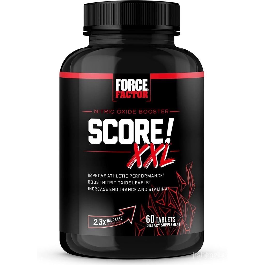 FORCE FALCTOR Score! XXL Nitric Oxide Booster อาหารเสริมสําหรับผู้ชายที่มี L-Citrulline, Horny Goat 
