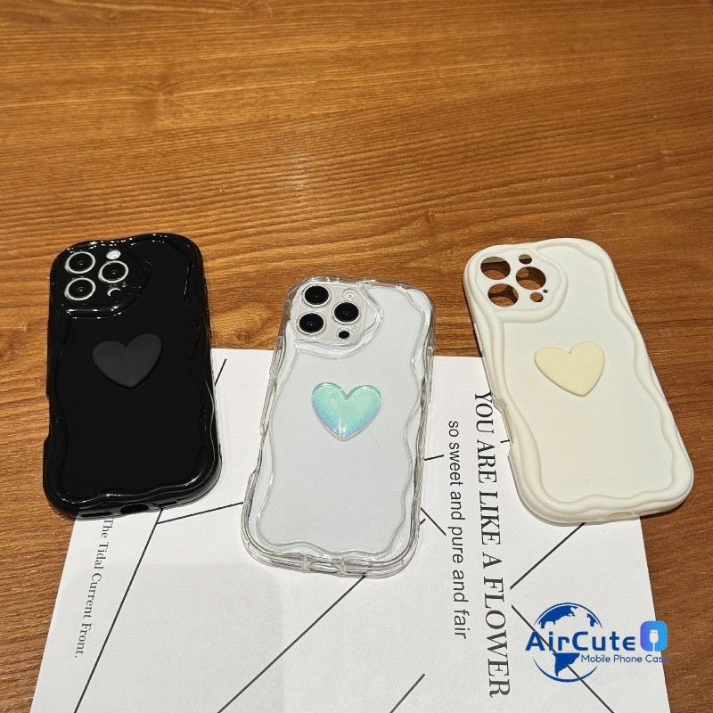 เคส  For Xiaomi Mi 15T 14T 13T POCO X7 X6 X5 X4 X3 GT NFC M7 M6 M5 M5S F7 Ultra F6 F4 Pro C71 C65 Redmi A5 15 4G 5G POCOX6 POCOX5 POCOX4 POCOX3 POCOF6 POCOC65 Relief Cream Frame 3D DIY Heart TPU Soft Case