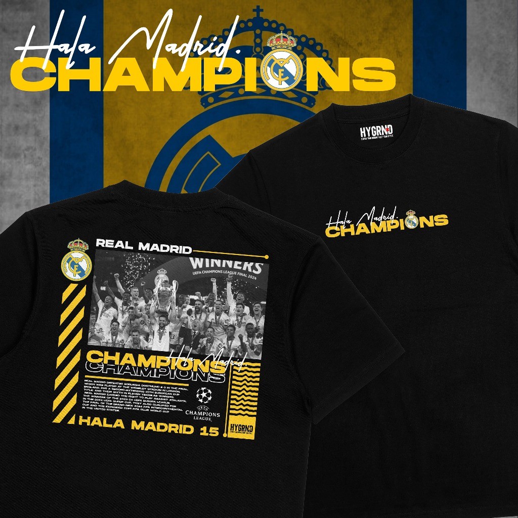 เสื้อยืด Real Madrid " Madrid UCL 15" APORLA 15 / Madridtista