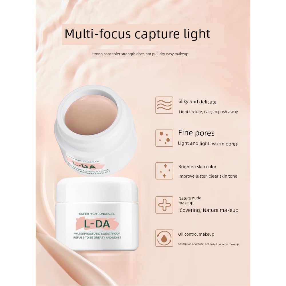 concealer คอนซีลเลอร์ Lda คอนซีลเลอร์ Juliton Dark Circles Acne Marks กระ Facial Conditioner Cover T