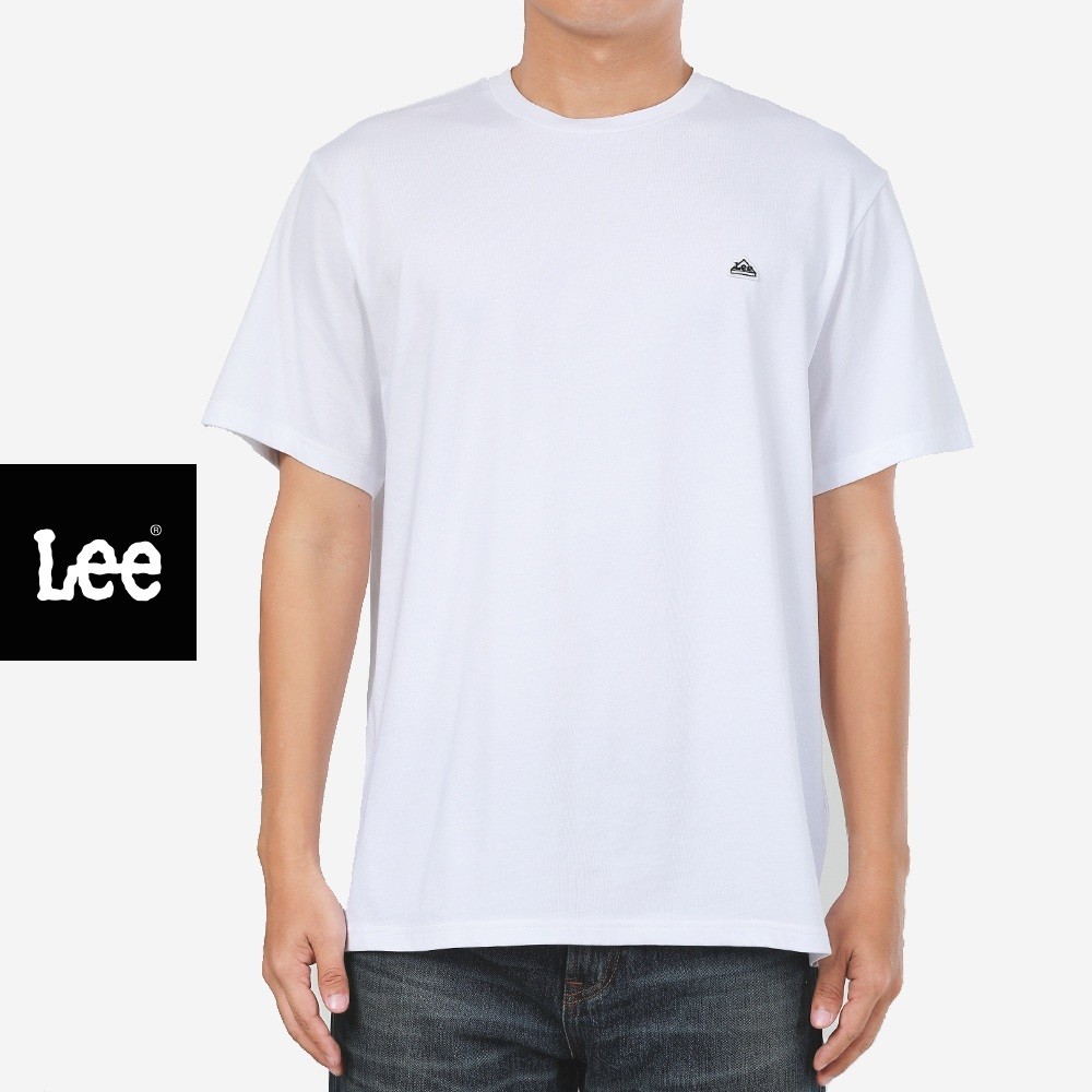 LEE เสื้อยืดแขนสั้นผู้ชาย คอลเลคชั่น Lee Riders ทรง Comfort รุ่น LE S425MTSSN71 สีขาว
