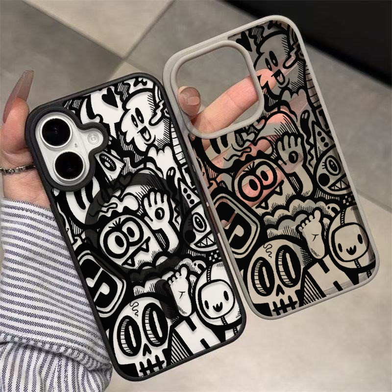 แม่เหล็ก เคสใสกันกระแทกลายน่ารัก IPhone17 Air 11 12 13 14 15 16 17 PROMAX 17 16 15Pro 16 15 14PLUS 8 7Plus XR X XS XSMAX