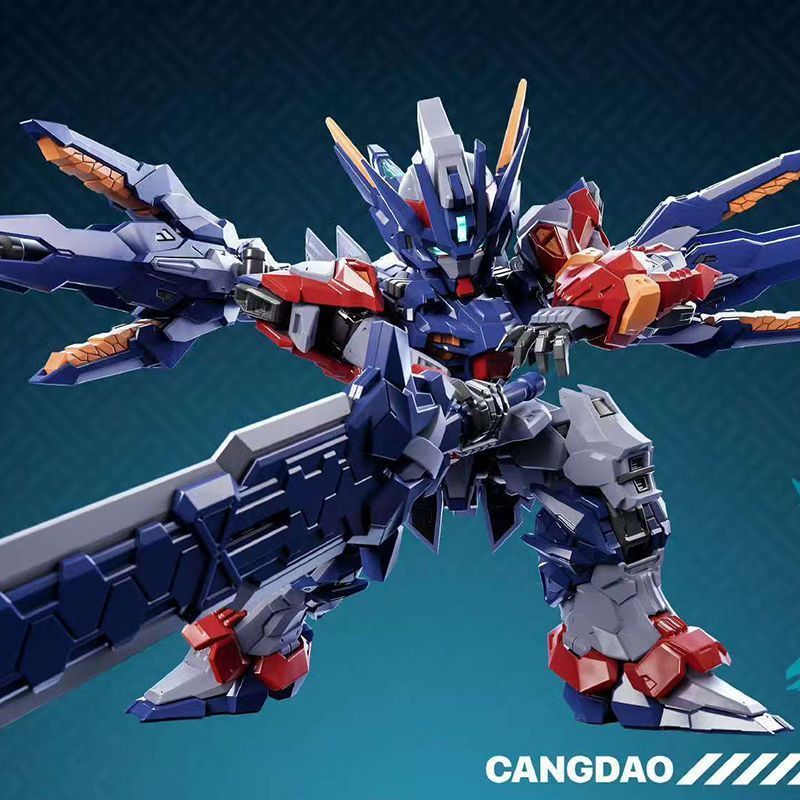 T ทิเบตรุ่น TGM Tianwei Kuochuang Mecha SD Scale ชิ้นส่วนโลหะผสมโครงกระดูกประกอบของเล่น