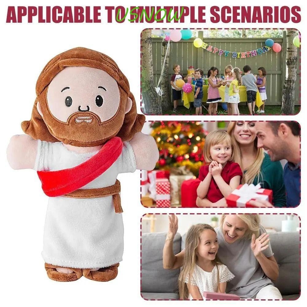 USNOW Jesus Plush Toy 25 cm Holy Family Animal Doll Sleeping Kawaii Creative Cute Christ Religious P