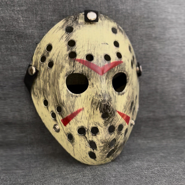 หน้ากากฮาโลวีน หน้ากากแฟนซี หน้ากากฮาโลวีน หน้ากากพลาสติก Jason Amazon ปาร์ตี้สวมหน้ากากฮาโลวีนขายดี