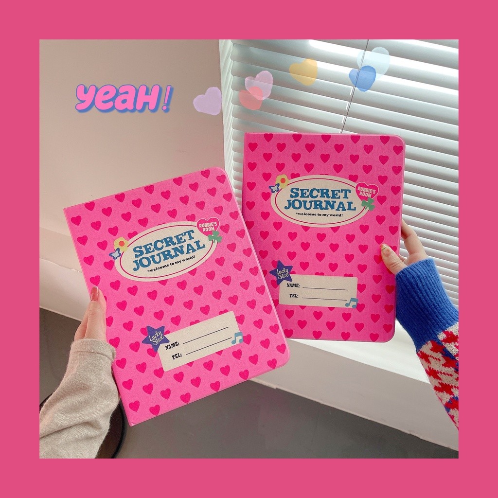 🔥จัดส่งภายใน24ชั่วโมง🔥 เคส For iPad Air7/6 pro13 Air5 Air7 13 SECRET JOURNAL gen11 Pro12.9 Case gen6 9 10 ใส่ปากกาได้