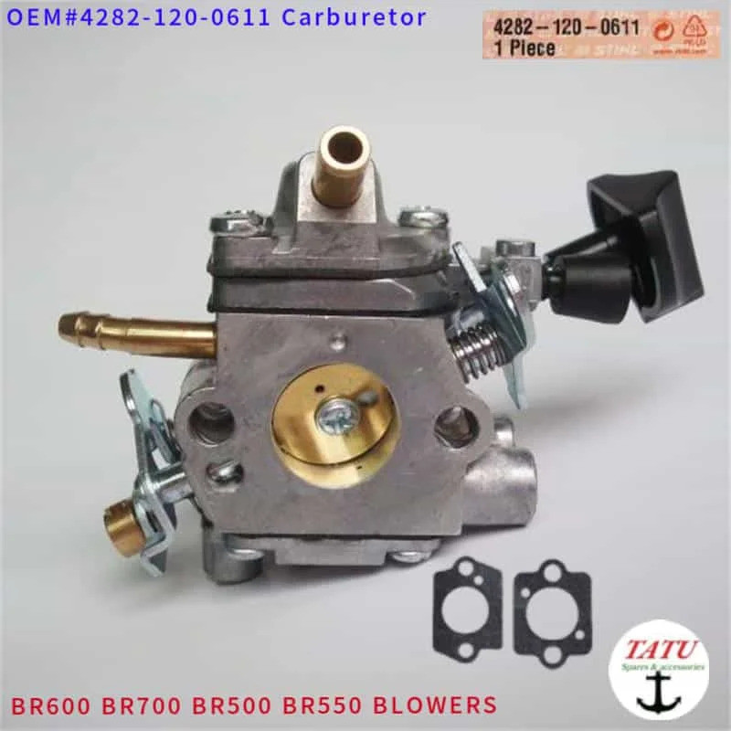 BR600 เดิม/คุณภาพ CARBURETOR W/ 2 GASKETS 4282-120-0611 สําหรับ STIHL BR500 BR550 BR700 4-MIX BLOWER