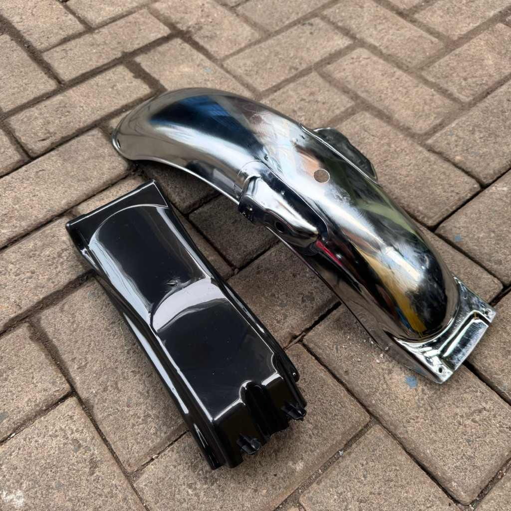 REAR MUDGER HONDA GL 100 MUDGER SET HONDA GL 100, GL125 MUDGER SET CENTER MUDGER CONNECTION SET