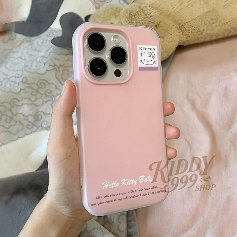 KIDDY🌟เคสโทรศัพท์ ดูดีเรียบง่ายลายน่ารักๆๆ  เหมาะสำหรับเคสไอโฟน iphone 11 17 16 Pro Max XR 12 13 14 15 สวยๆ