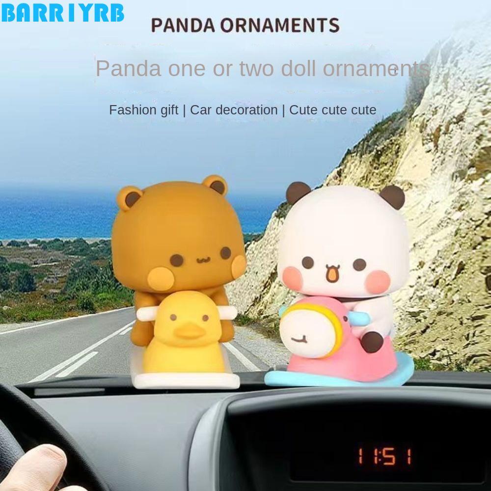 BARR1YRB Panda Bubu Dudu รูปตุ๊กตา,อะนิเมะรูป Panda Bubu Dudu Panda Bear รูป, Kawaii การ์ตูนหมีสะสม Panda Bubu หมีของเล่นของขวัญวันเกิด